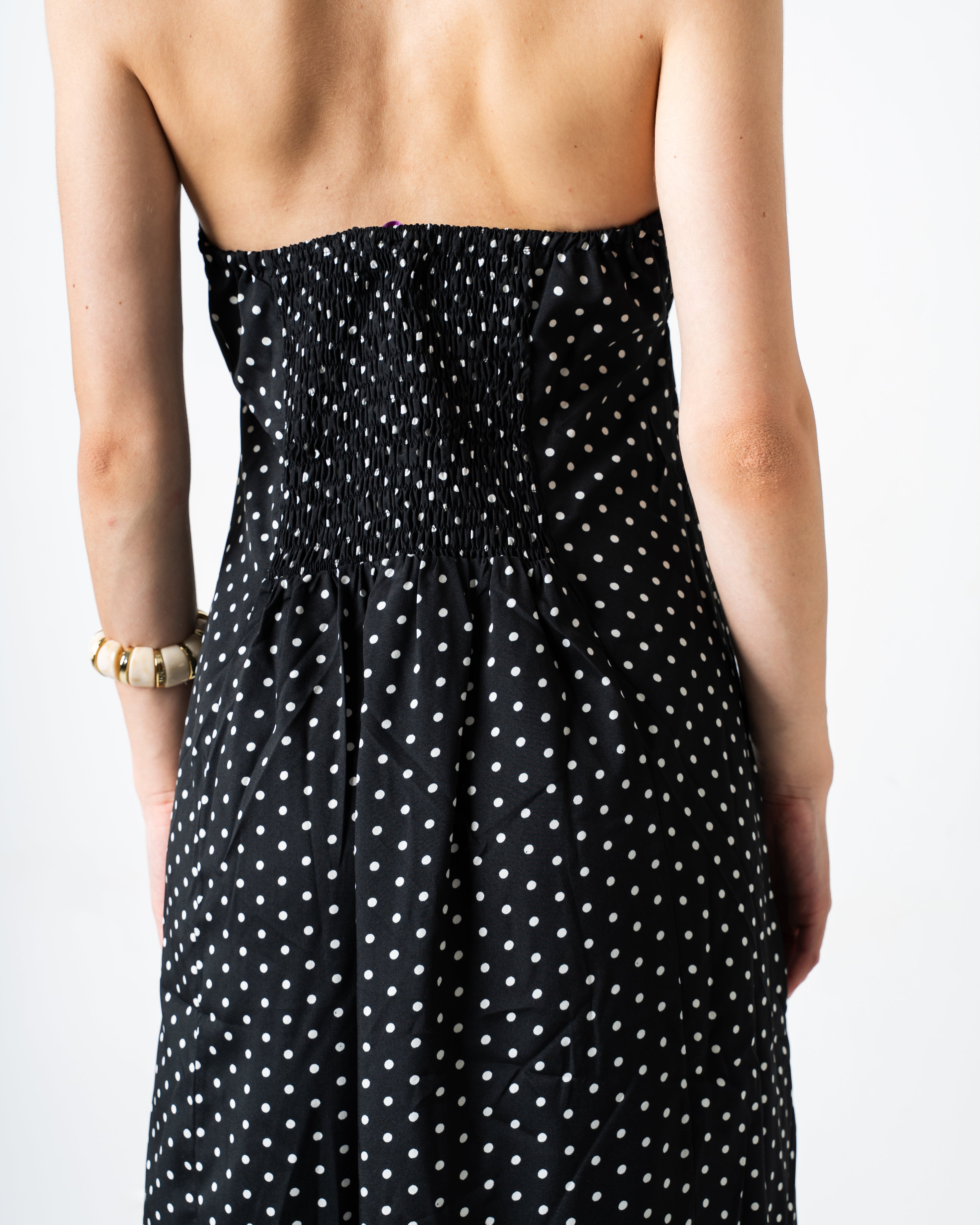 Polka Dots Dress - Black