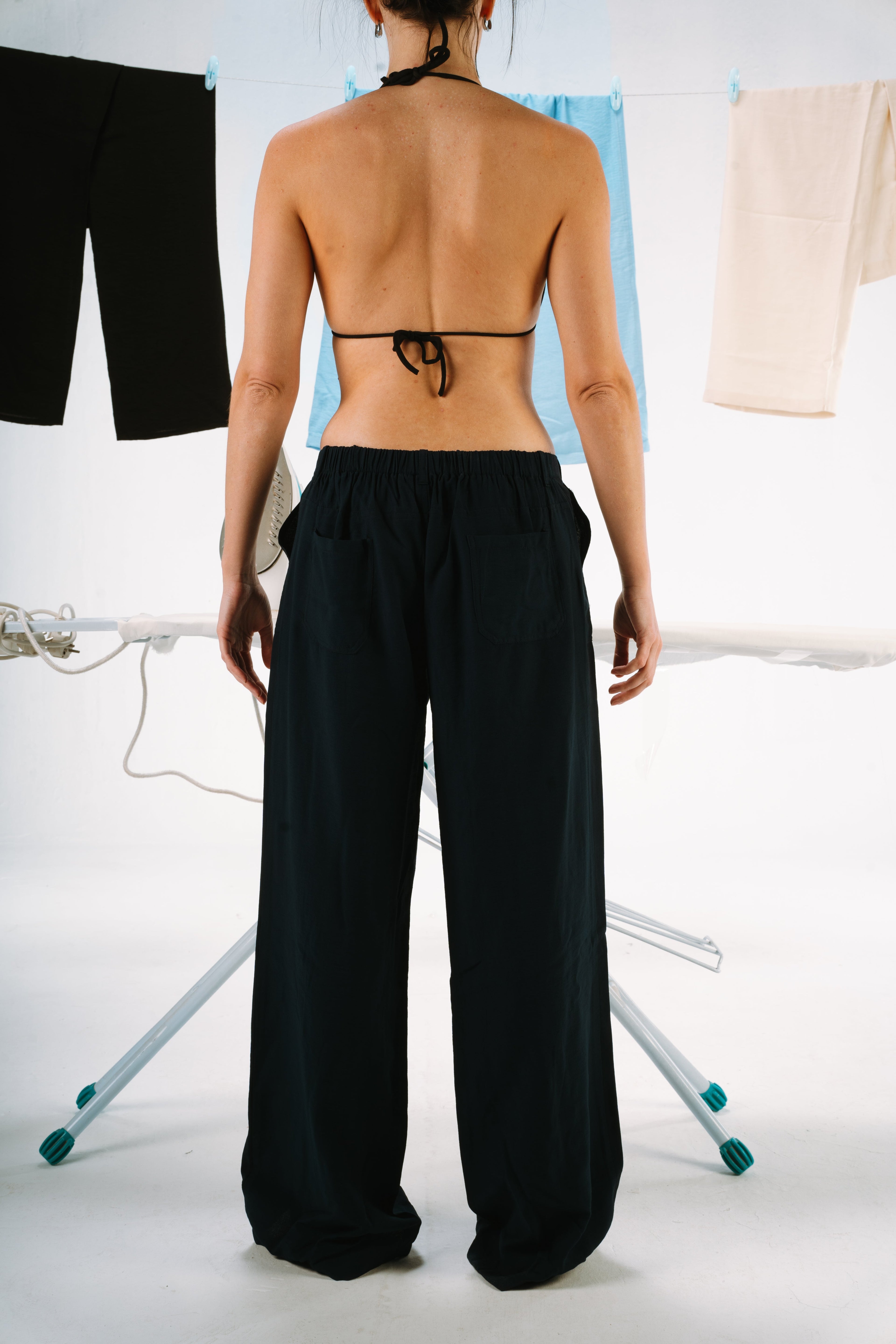 Black Linen Pants