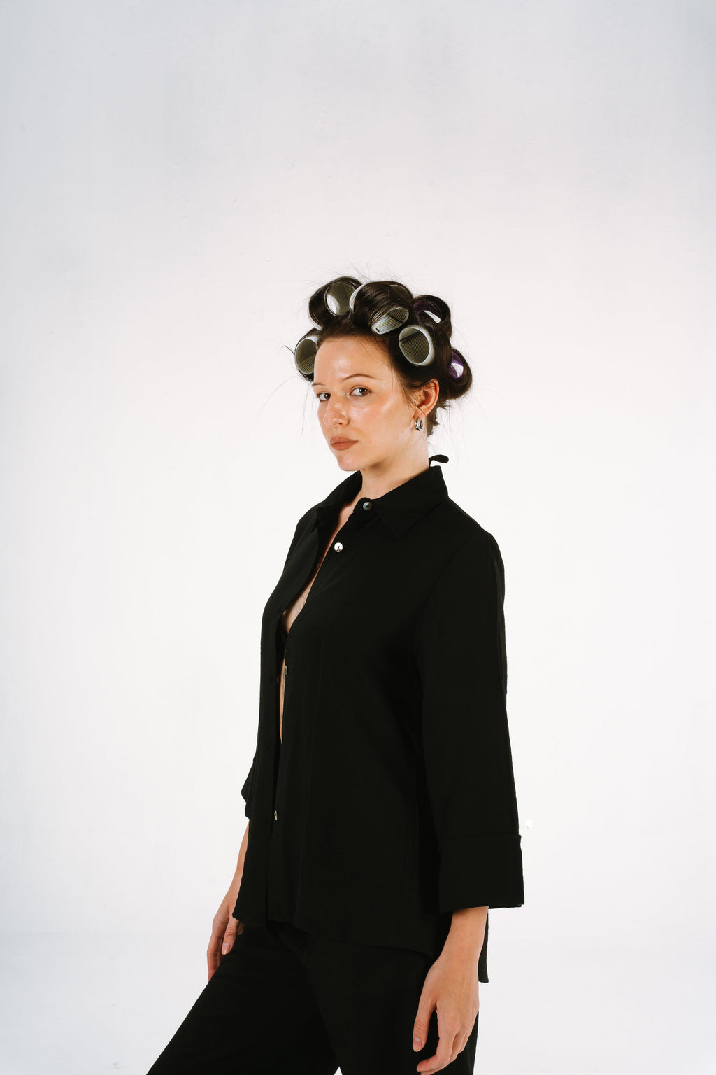 Black Linen Set