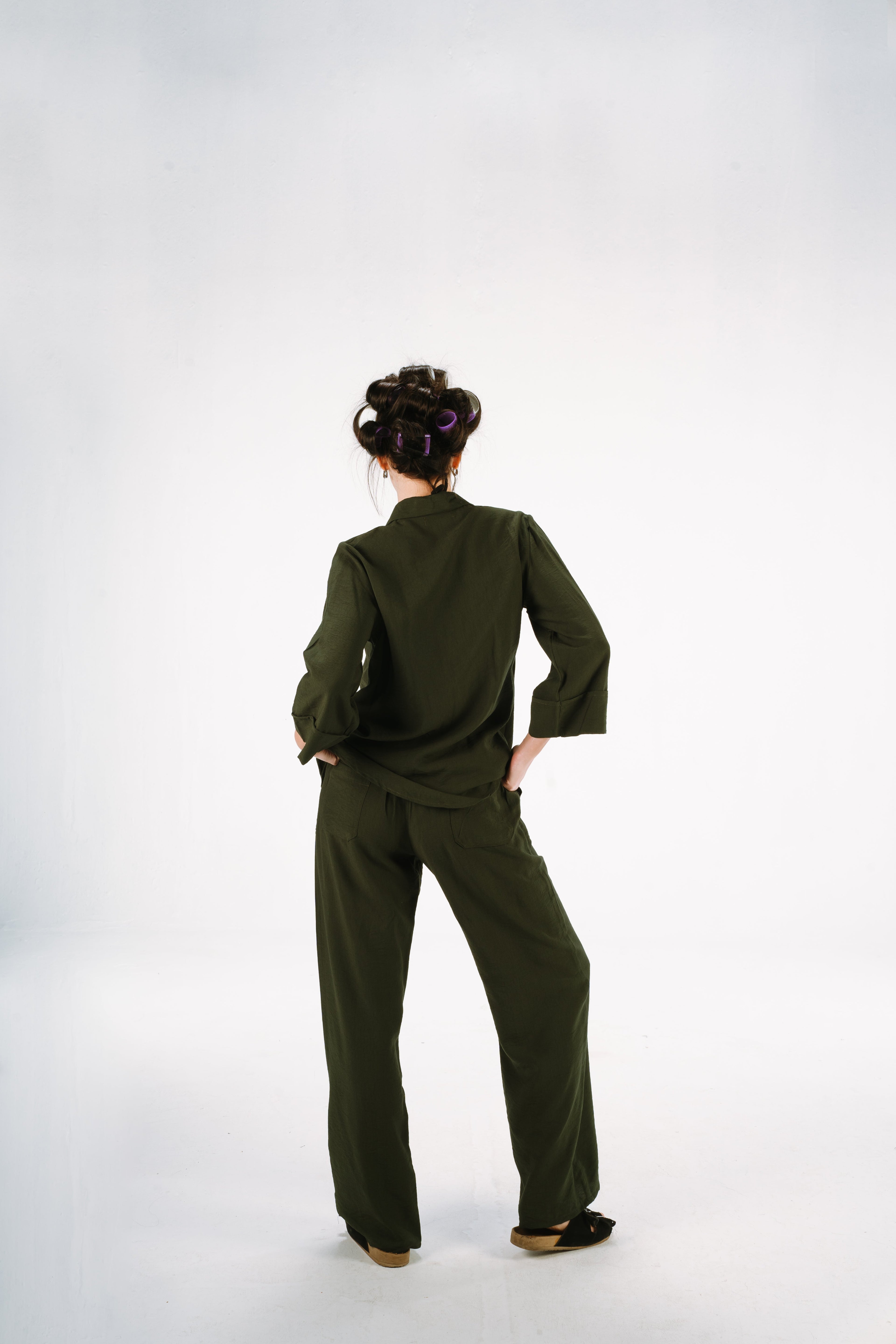 Black Linen Set