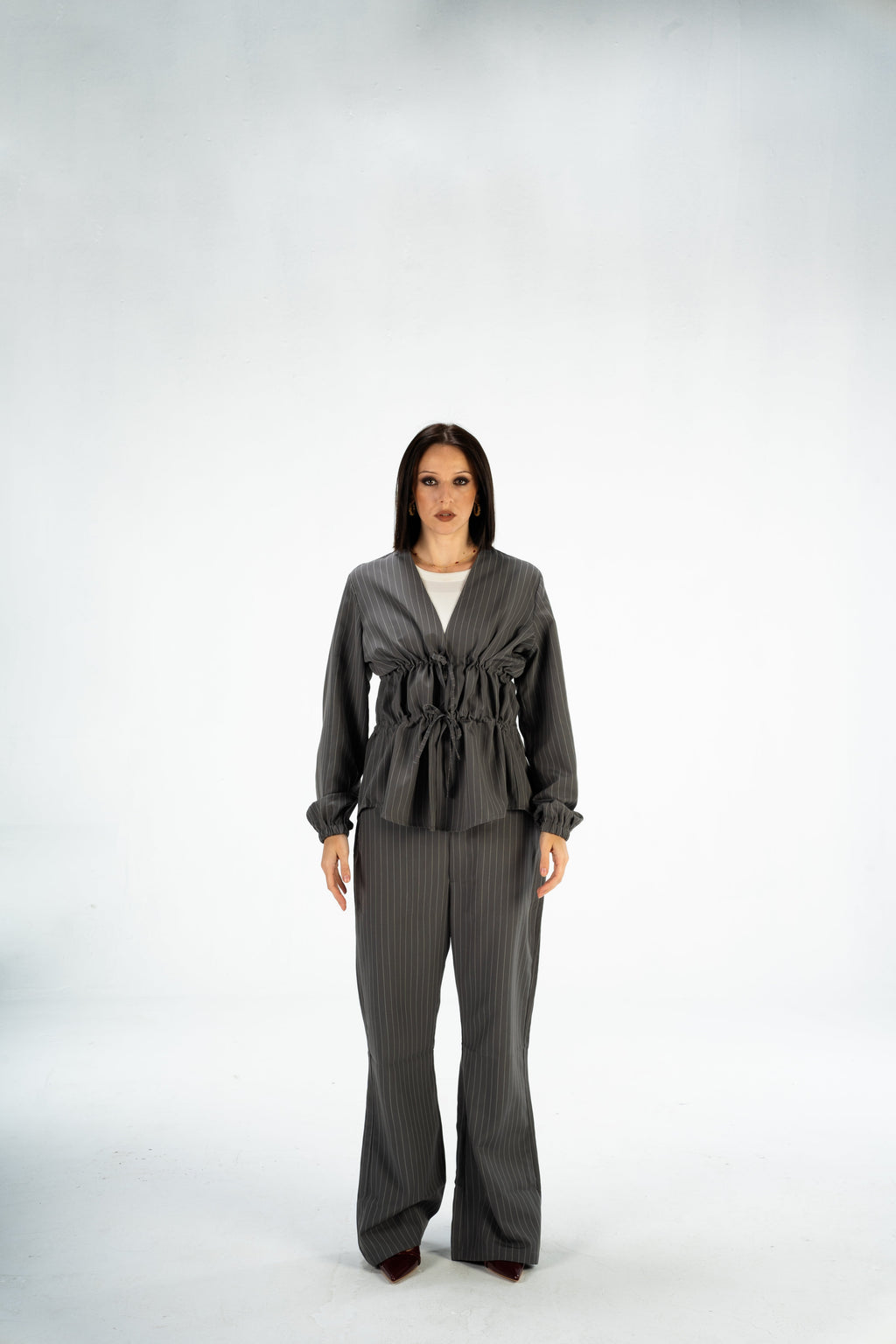 Stripped Grey Chemise