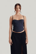 Navy Corset