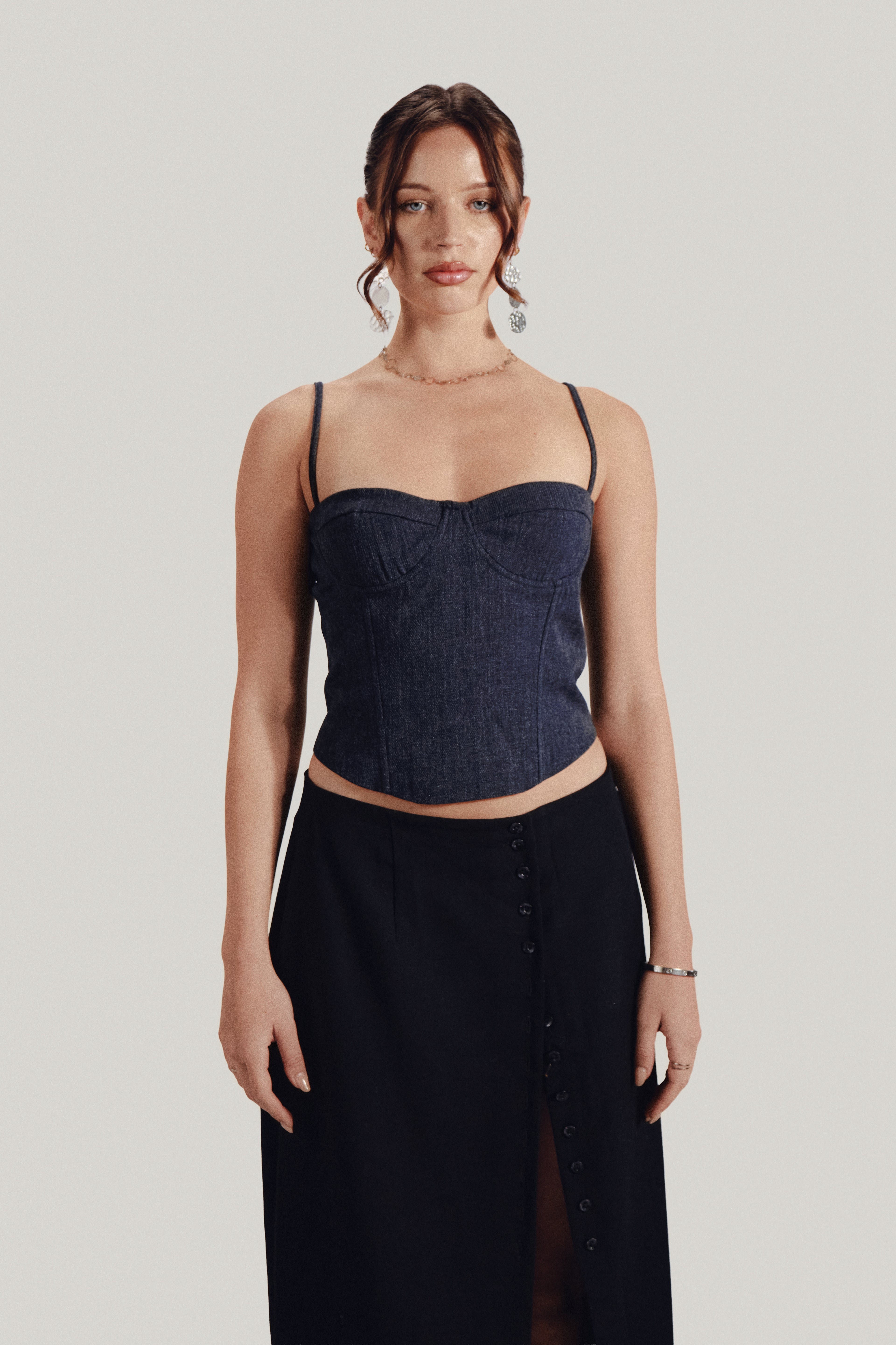 Navy Corset