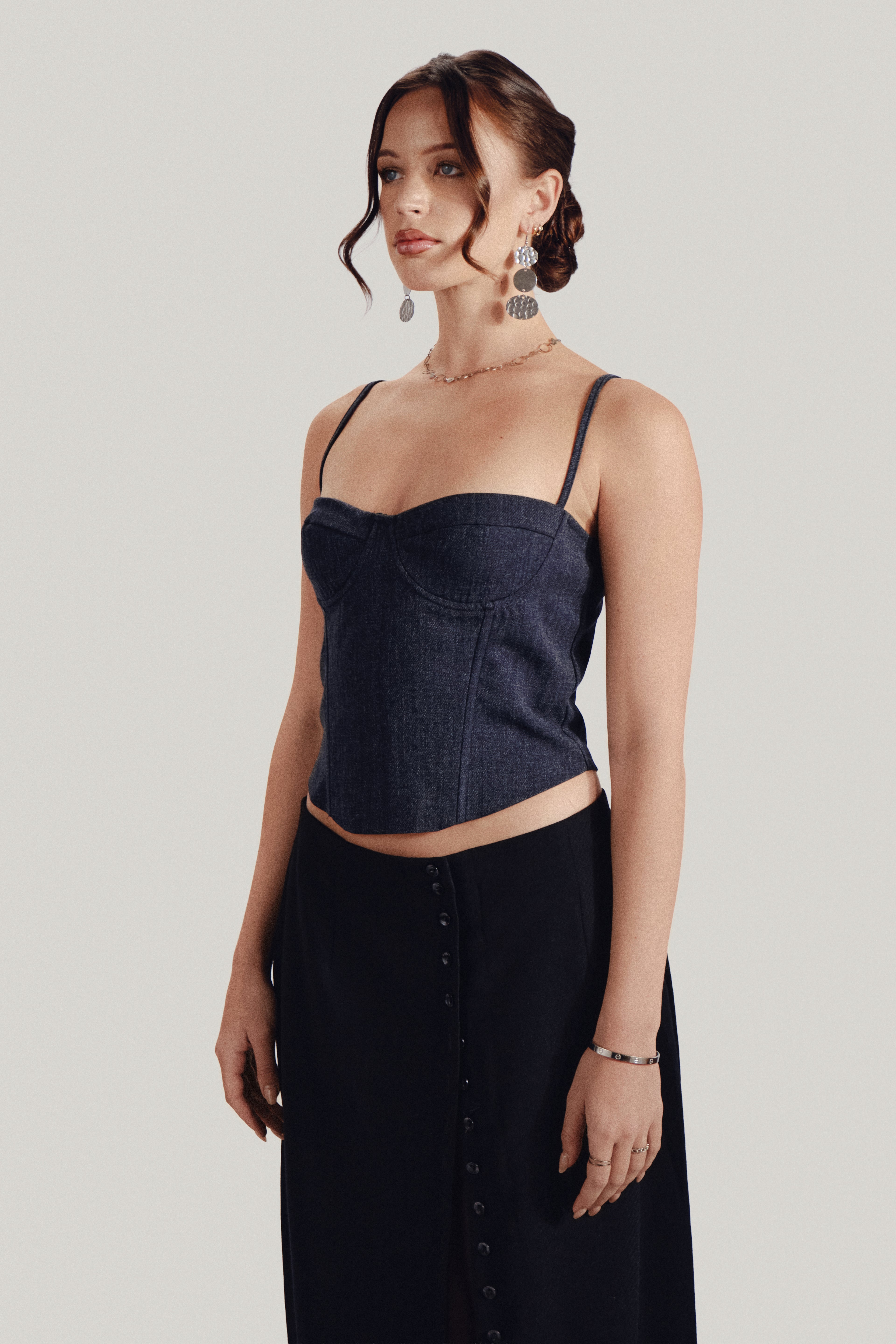 Navy Corset