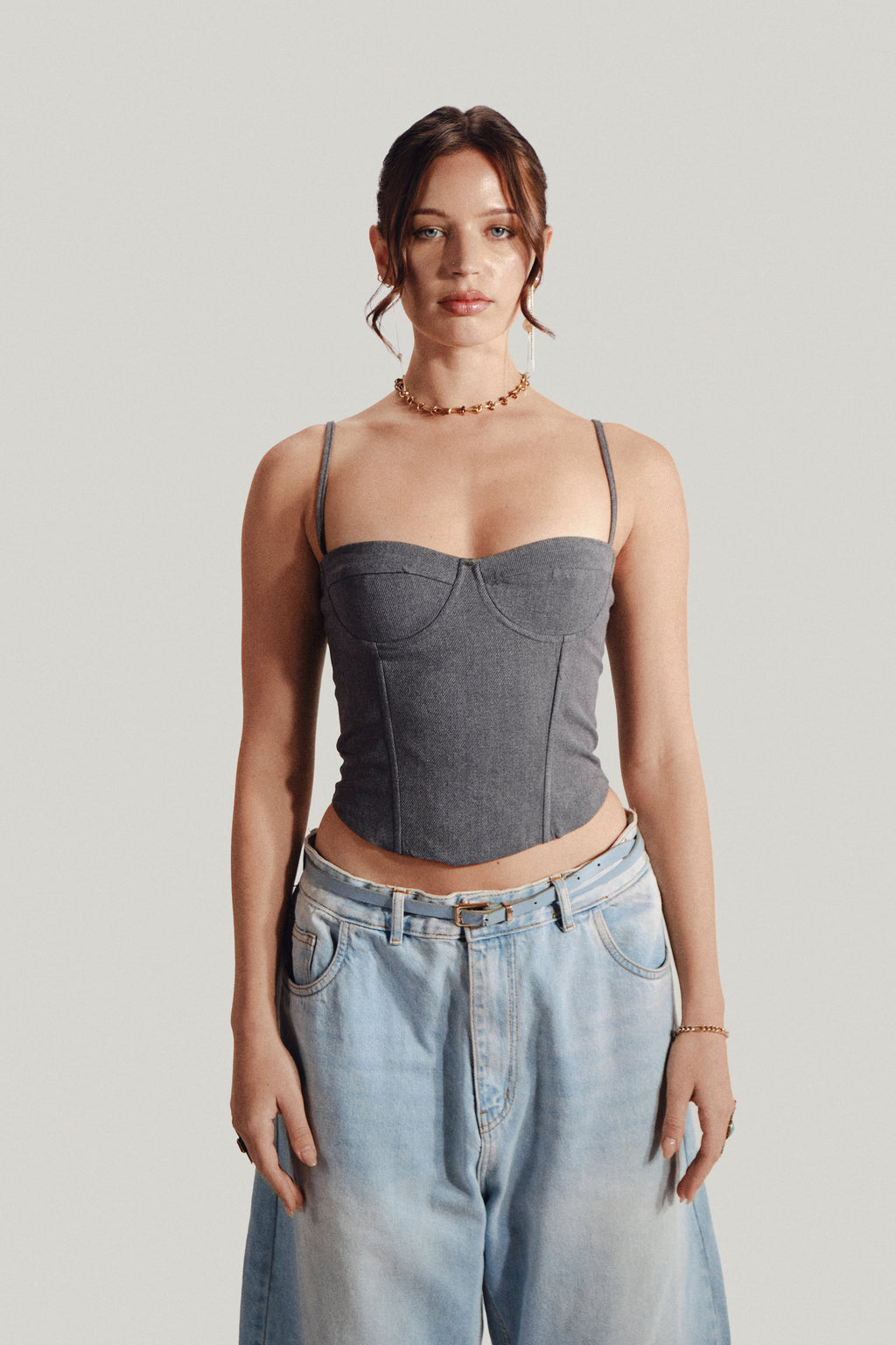 Grey Corset