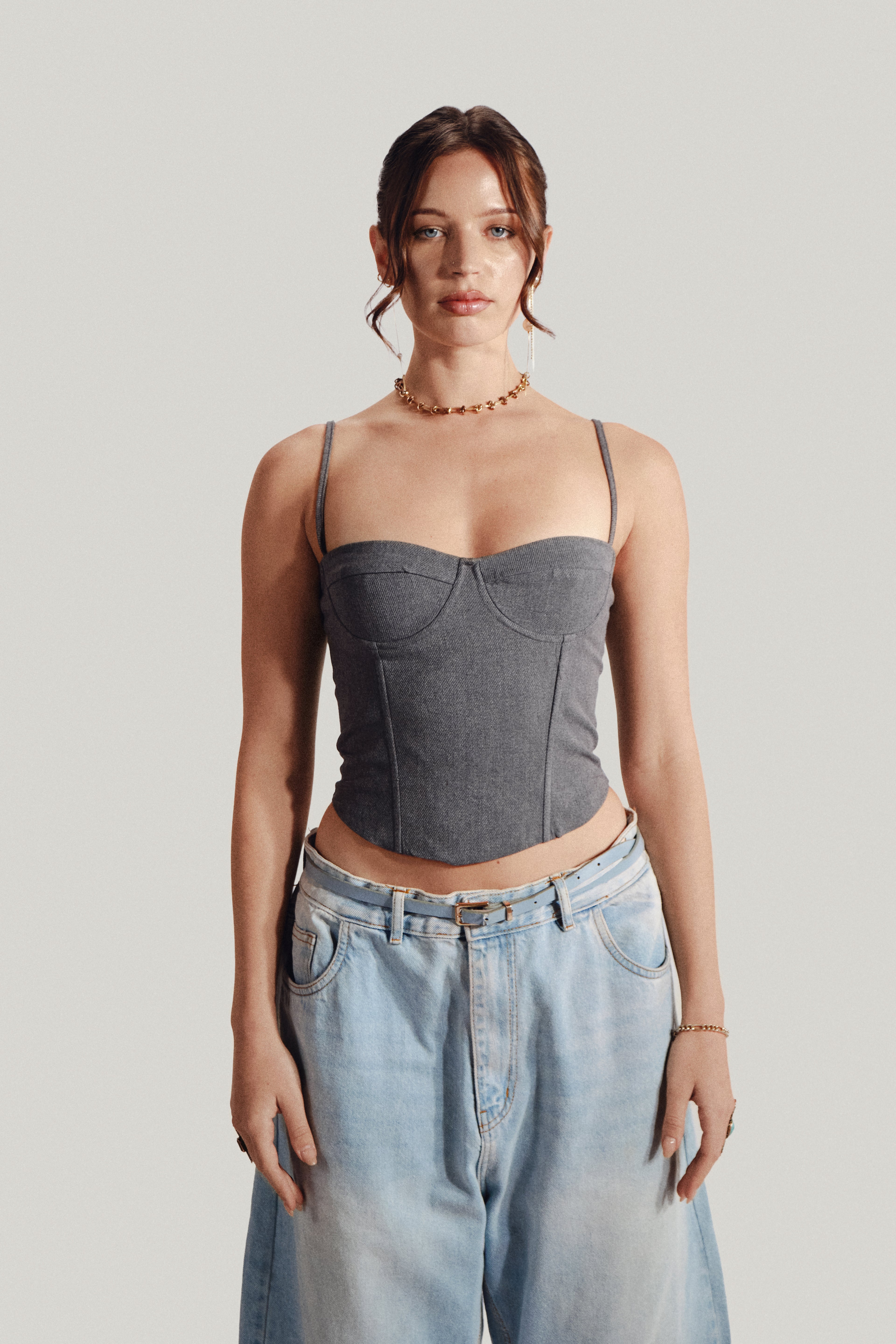 Grey Corset