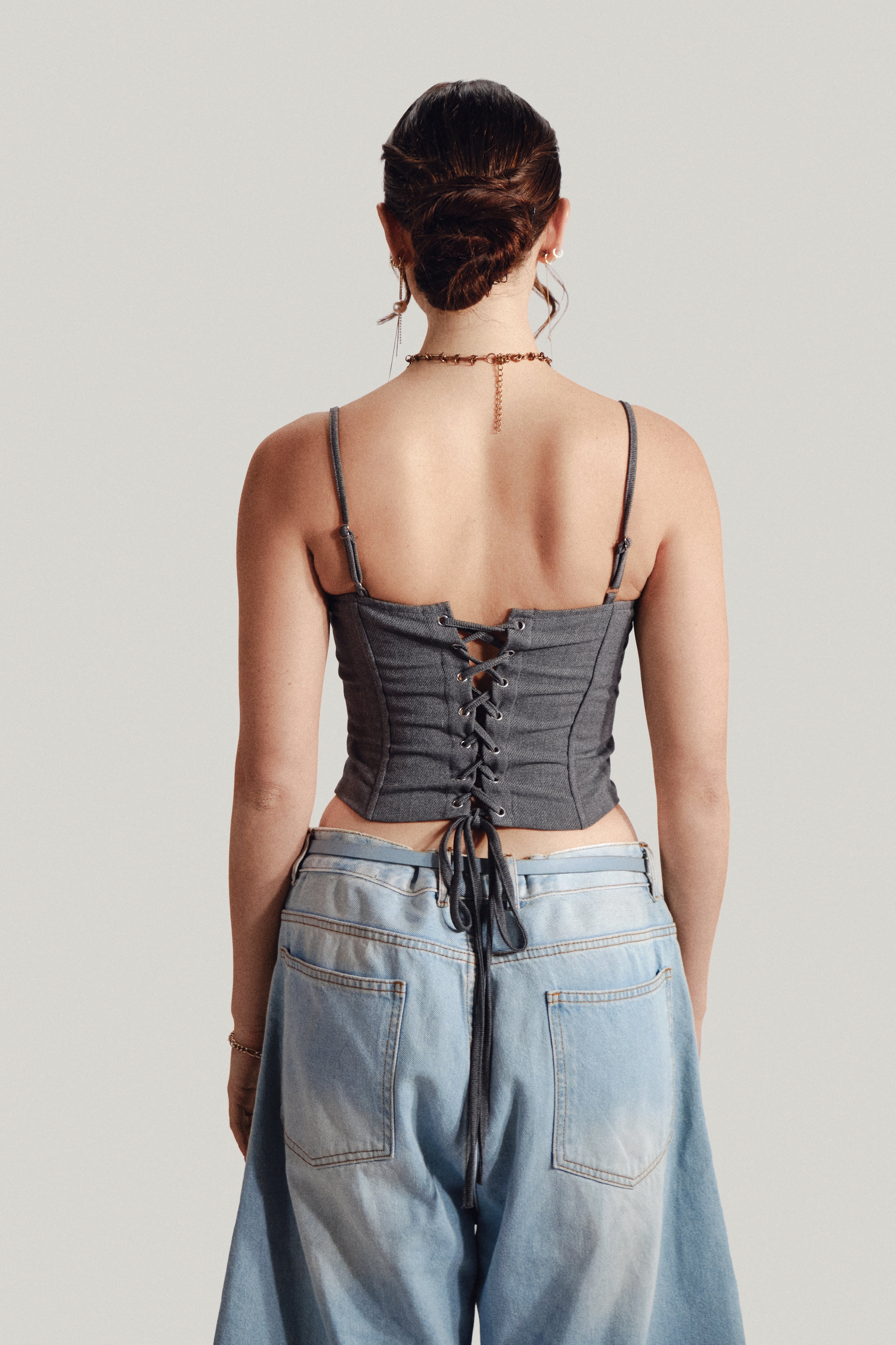 Grey Corset