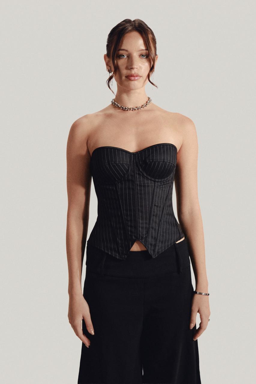 Stripped Corset Top