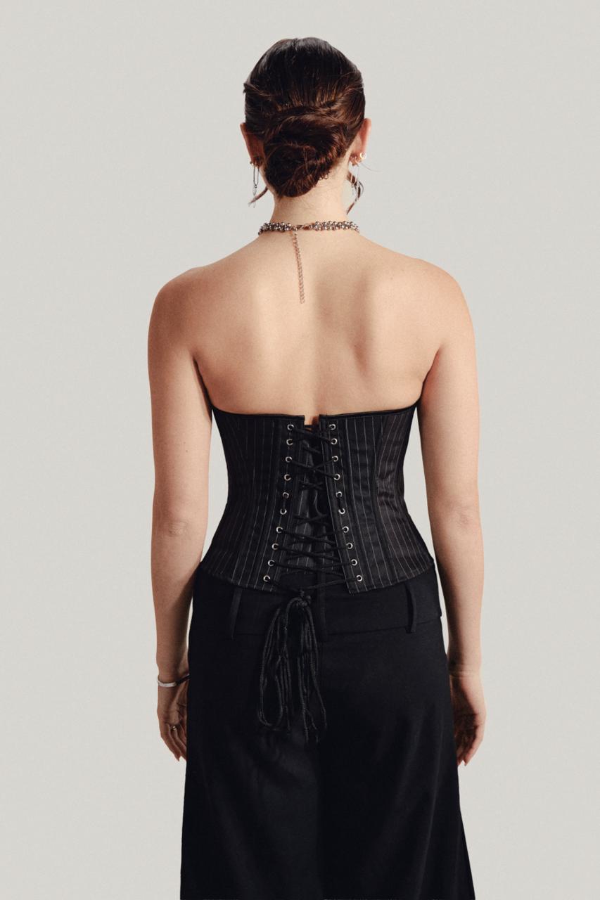 Stripped Corset Top